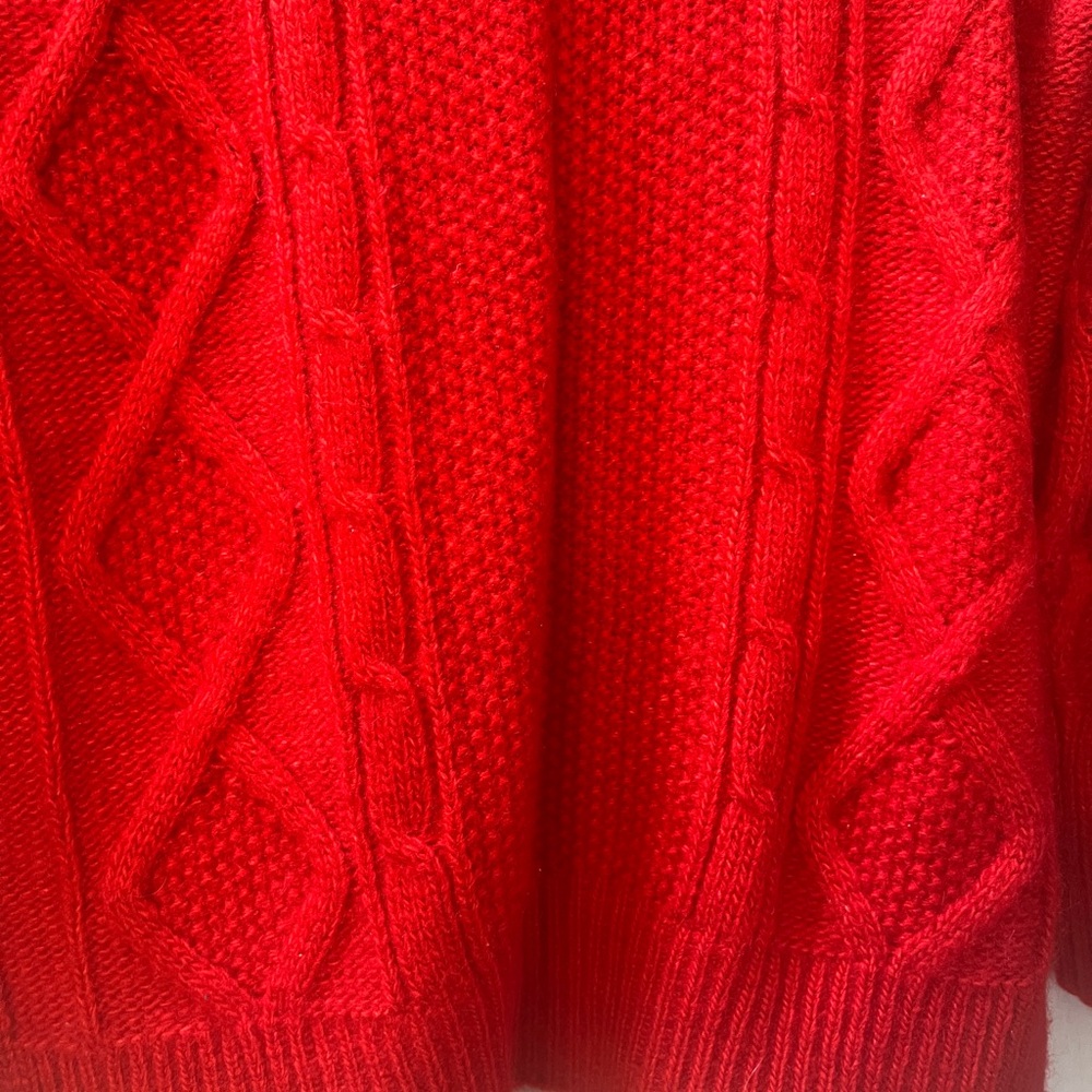 Red Knit Sweater - Picture 8 of 8
